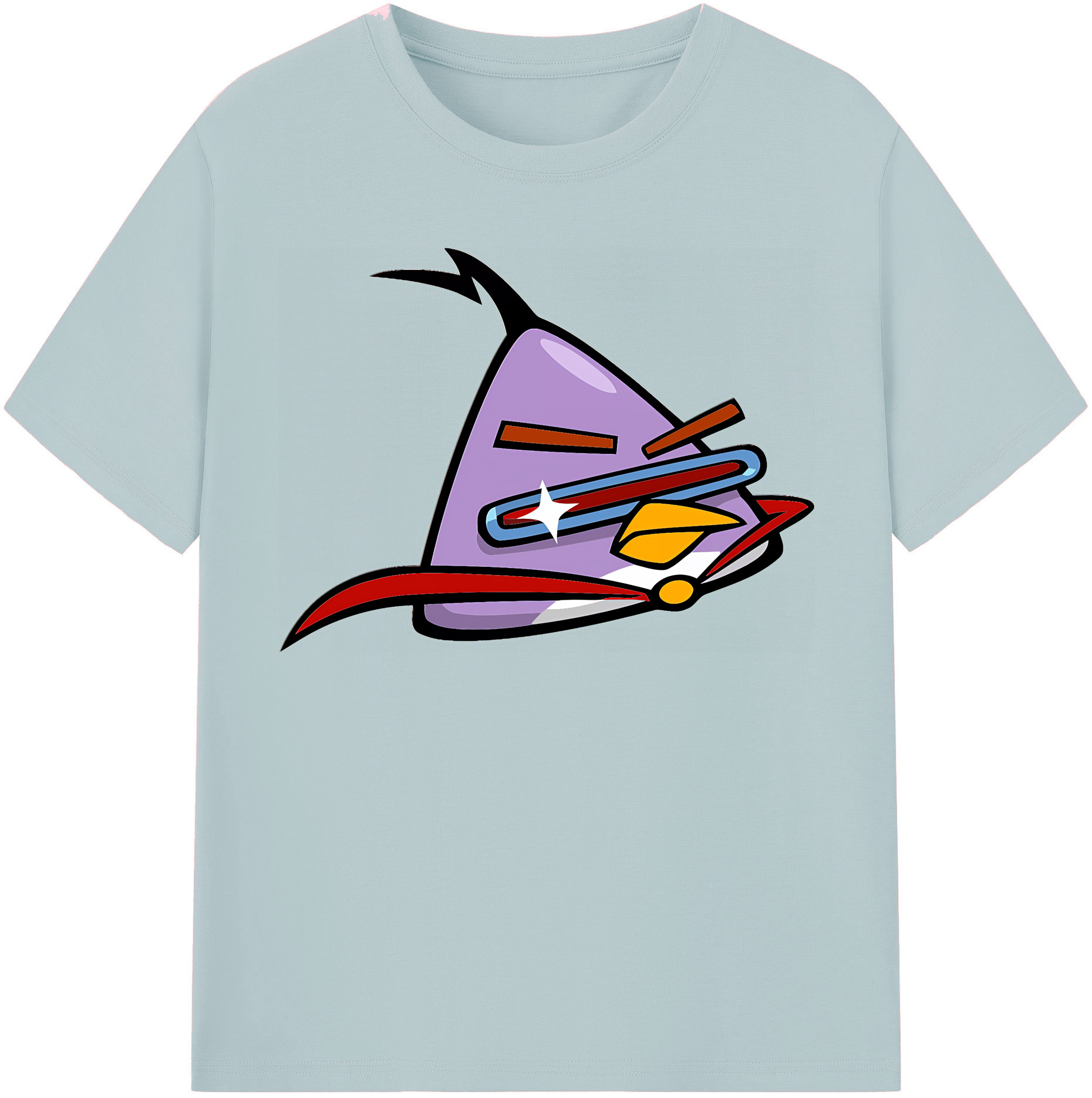 （画像用） Angry Birds アングリーバード 綿100％半袖Tシャツ（フロントプリント）